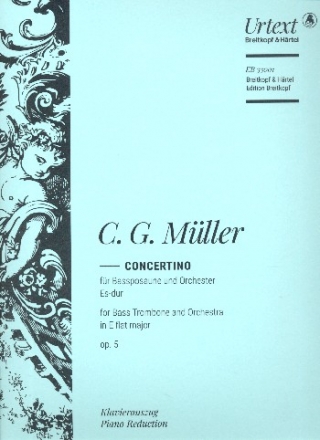 Concertino Es-Dur op.5 fr Bassposaune und Orchester fr Bassposaune und Klavier
