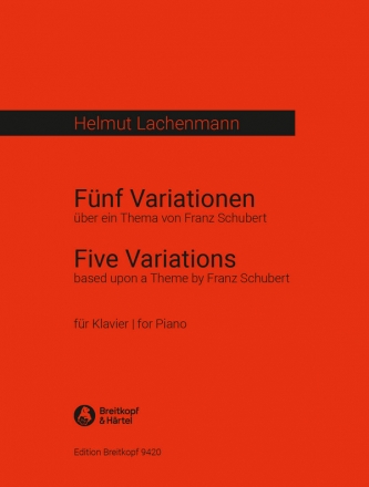 5 Variationen ber ein Thema von Franz Schubert fr Klavier
