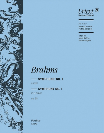 Sinfonie c-Moll Nr.1 op.68 fr Orchester Partitur