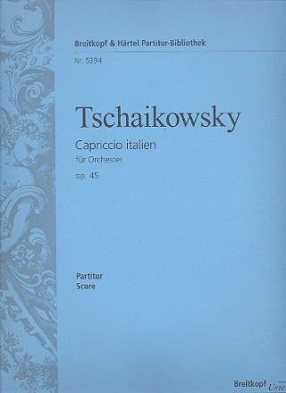 Capriccio Italien op.45 fr Orchester Partitur
