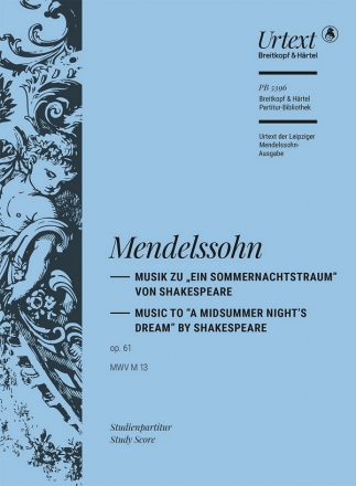 Ein Sommernachtstraum op.61 fr Orchester Studienpartitur