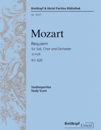 Requiem d-Moll KV626 fr Soli, Chor und Orchester Studienpartitur
