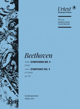 Sinfonie d-Moll Nr.9 op.125 für gem Chor und Orchester Studienpartitur