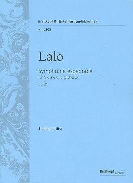 Symphonie espagnole op.21 fr Orchester Studienpartitur