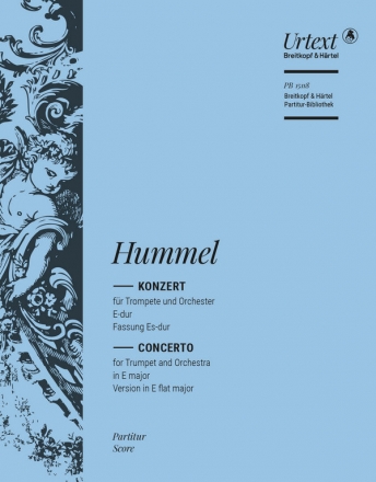 Konzert E-Dur (Fassung in Es-Dur ) fr Trompete und Orchester Partitur