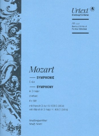 Sinfonie D-Dur KV385 fr Orchester Studienpartitur
