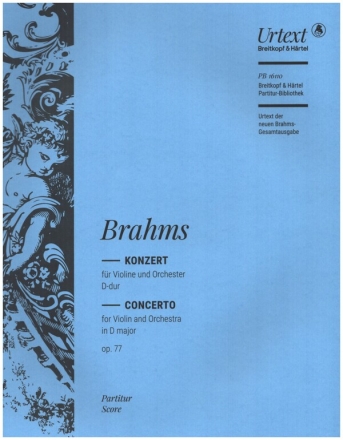 Violinkonzert D-dur op.77 fr Violine und Orchester Partitur