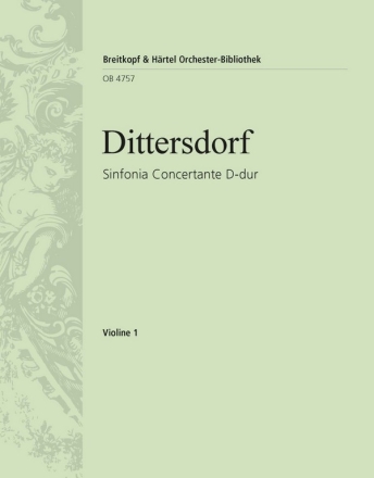 Sinfonia Concertante D-dur fr Orchester Violine