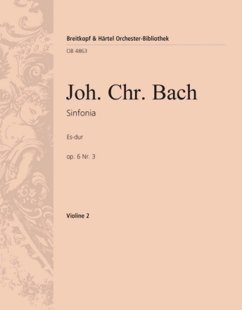 Sinfonia in Es op.6,3 fr Orchester Violine 2