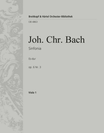 Sinfonia in Es op.6,3 fr Orchester Viola