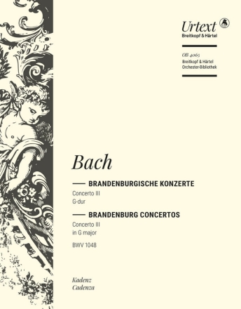 Brandenburgisches Konzert G-Dur Nr.3 BWV1048 fr Streicher Kadenz