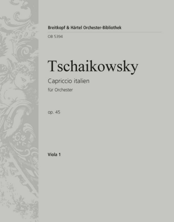 Capriccio Italien op.45 for orchestra Viola