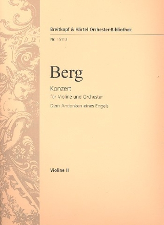 Konzert fr Violine und Orchester Violine 2