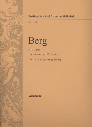 Konzert fr Violine und Orchester Violoncello