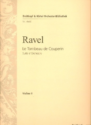 Le tombeau de Couperin fr Orchester Violine 2