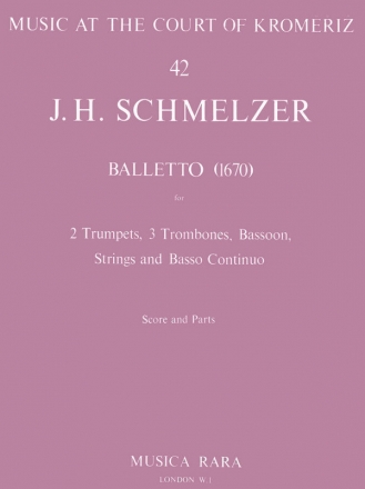 Balletto (1670) fr 6 Blser, Streicher und Bc
