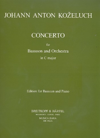 Konzert C-Dur fr Fagott und Orchester fr Fagott und klavier