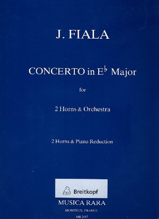 Konzert Es-Dur fr 2 Hrner und Orchester fr 2 Hrner und Klavier