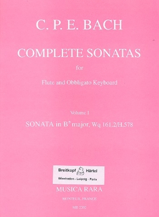Sonata in Bb major Wq161,2 for flute and keyboard