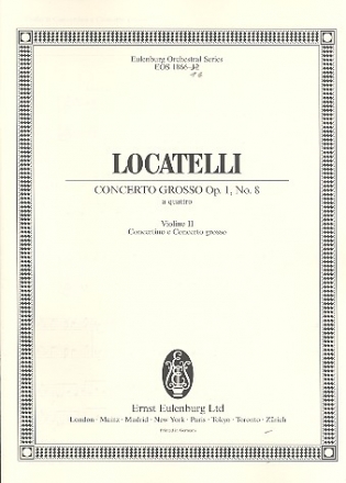 Concerto grosso f-Moll op.1,8 fr 2 Violinen, Viola, Violoncello und Streichorchester Violine 2