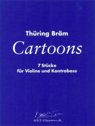 Cartoons 7 Stcke fr Violine und Kontrabass 2 Spielpartituren