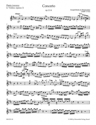 Concerto  Stimme(n) Fl/V-ripieno1