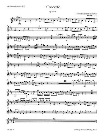 Concerto  Stimme(n) V-ripieno3