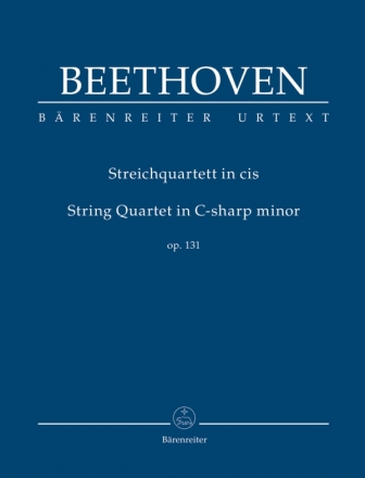 Quartett Cis-Moll op.131 fr 2 Violinen, Viola und Violoncello Studienpartitur