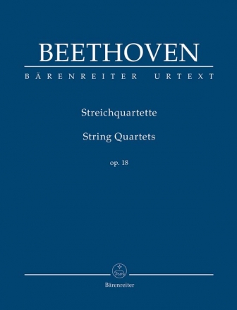 Streichquartette op.18  Studienpartitur