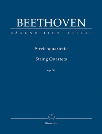 Streichquartette op.59  Studienpartitur