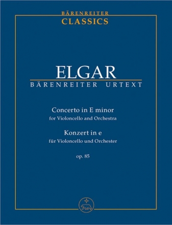 Concerto e minor op.85  for violoncello and orchestra study score