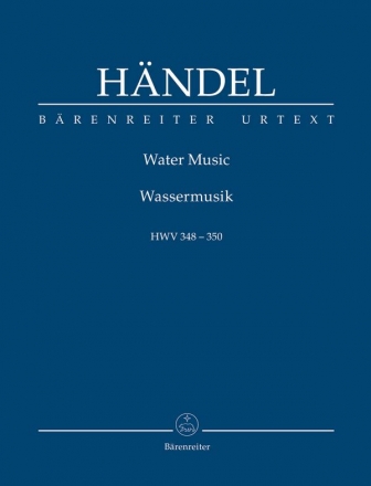 Wassermusik HWV348-350 fr Orchester Studienpartitur