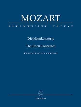 Die Konzerte fr Horn und Orchester Studienpartitur