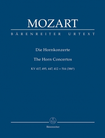 Die Konzerte fr Horn und Orchester Studienpartitur