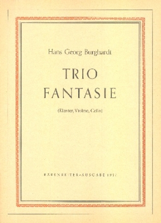 Trio-Fantasie op.33 fr Violine, Violoncello und Klavier Stimmen