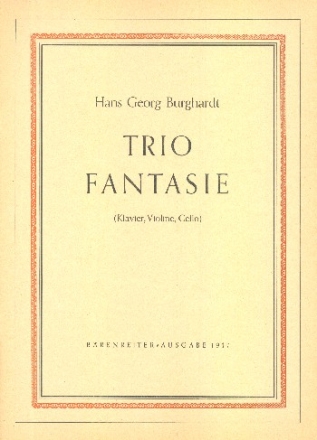 Trio-Fantasie op.33 fr Violine, Violoncello und Klavier Stimmen