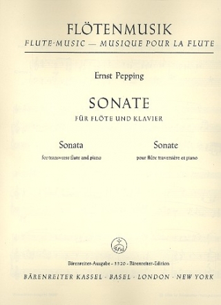 Sonate fr Flte und Klavier Archivkopie
