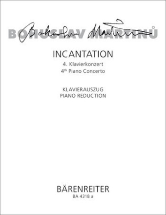 Incantation 4. Klavierkonzert fr 2 Klaviere Klavierauszug