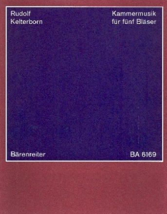 Kammermusik fr Flte, Oboe, Klarinette, Horn und Fagott Studienpartitur