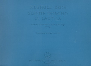 Servite Domino in laetitia fr Orgel Archivkopie
