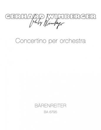Concertino per orchestra - Studienpartitur