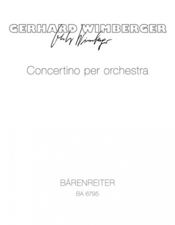 Concertino per orchestra - Studienpartitur