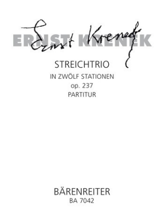 Streichtrio in zwlf Stationen - Partitur V/Va/Vc