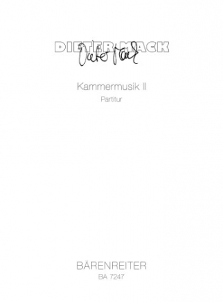 Kammermusik II - Partitur Fl/Ob/Klar/V/Va/Vc/Perc/Klav