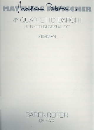 Quartetto d'archi no.4 parti