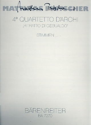 Quartetto d'archi no.4 parti