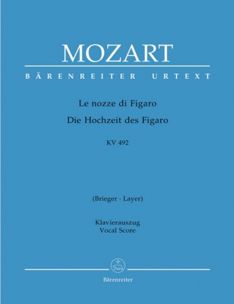 Le nozze die Figaro KV492 Klavierauszug (it/dt)
