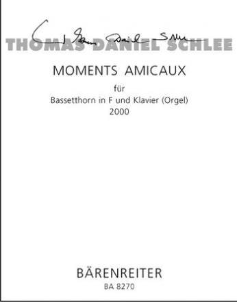 Moments Amicaux - 50a Spielpartitur(en), Stimme(n) BaHn/Klav