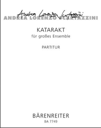 Katarakt - Partitur Ens