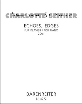 Echoes, Edges - Spielpartitur(en) Klav